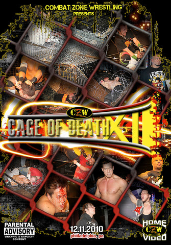 CZW "Cage Of Death 12" 12/11/2010 DVD