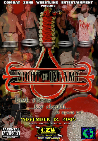 CZW "Night Of Infamy 4"  11/12/2005 DVD