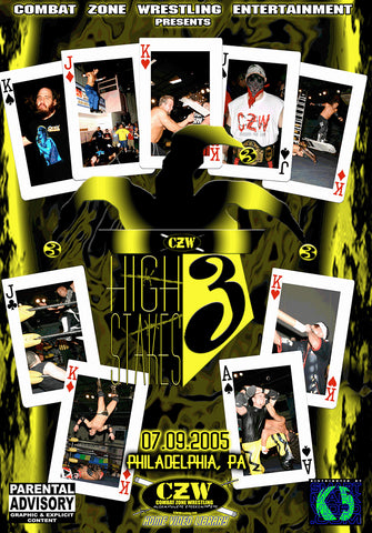 CZW "High Stakes 3"  7/09/2005 DVD